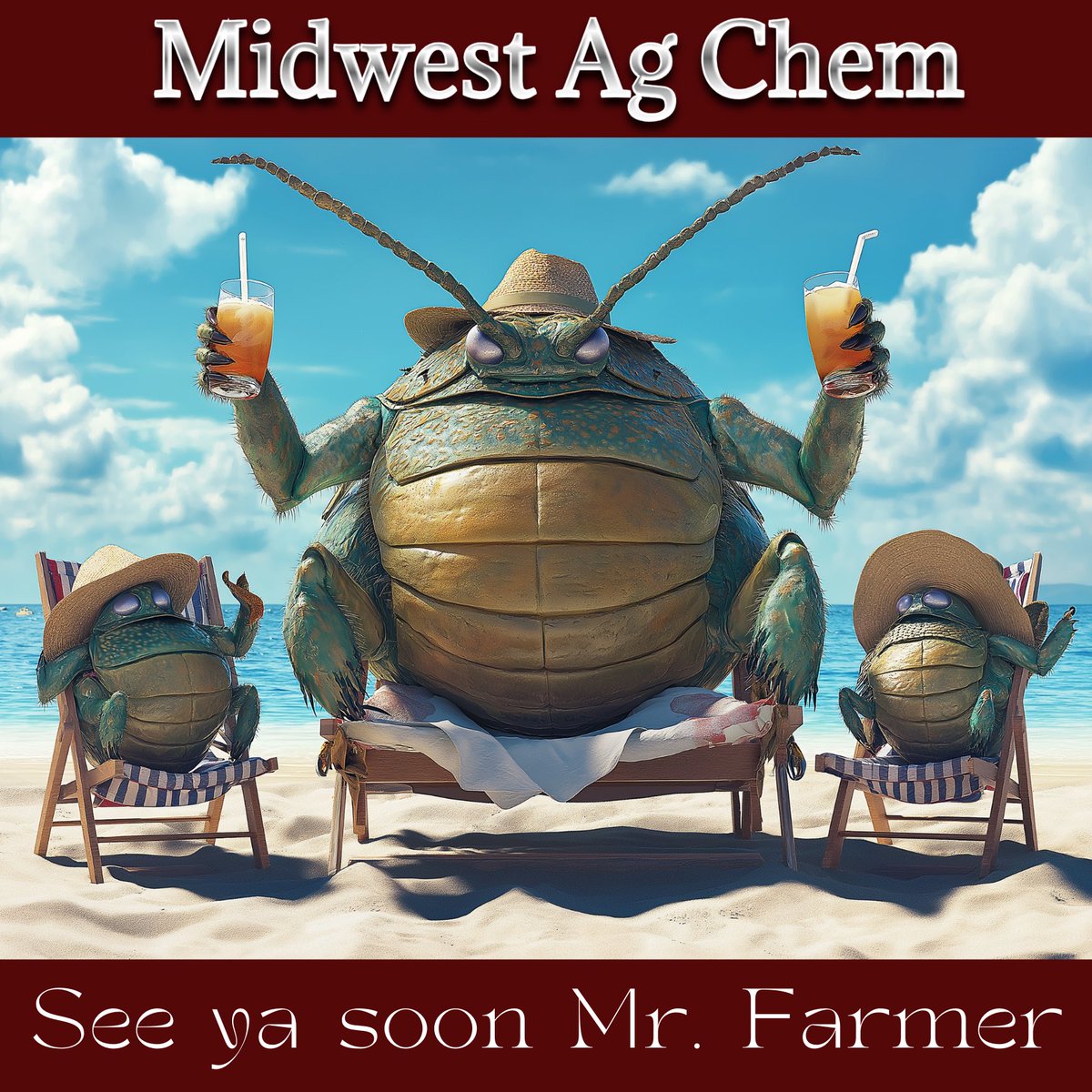 MidwestAgChem's tweet image. 🍹Just remember….they’re on vacation 🍹

MidwestAgChem.com for professionals or try your luck with Ag Chem jockeys. 

It’s your choice. Proven record for 30+

#Independents