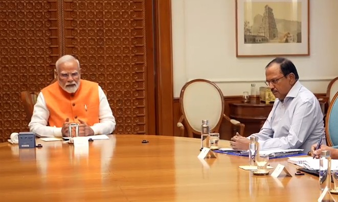 Breaking: NSA Doval meets PM Modi amid escalating domestic tensions over a YouTube video that questioned the veracity of RAW operations in Pakistan, since the govt has never acknowledged them.

It was decided that henceforth any RAW operative going to Pakistan will have his name,