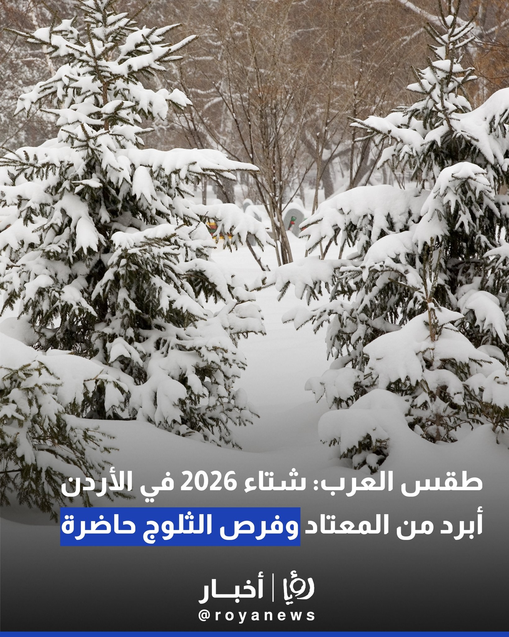 طقس العرب: شتاء 2026 في الأردن أبرد من المعتاد وفرص الثلوج حاضرة #عاجل 