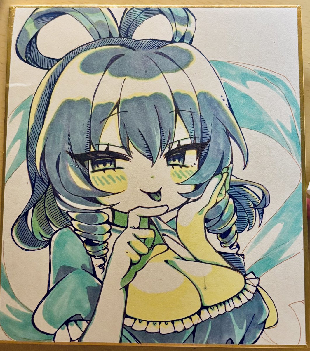 色紙リクエスト描くかもだからお気軽にリプしてね〜
フルカラーか、簡易カラーか、モノクロかはわかんない! 