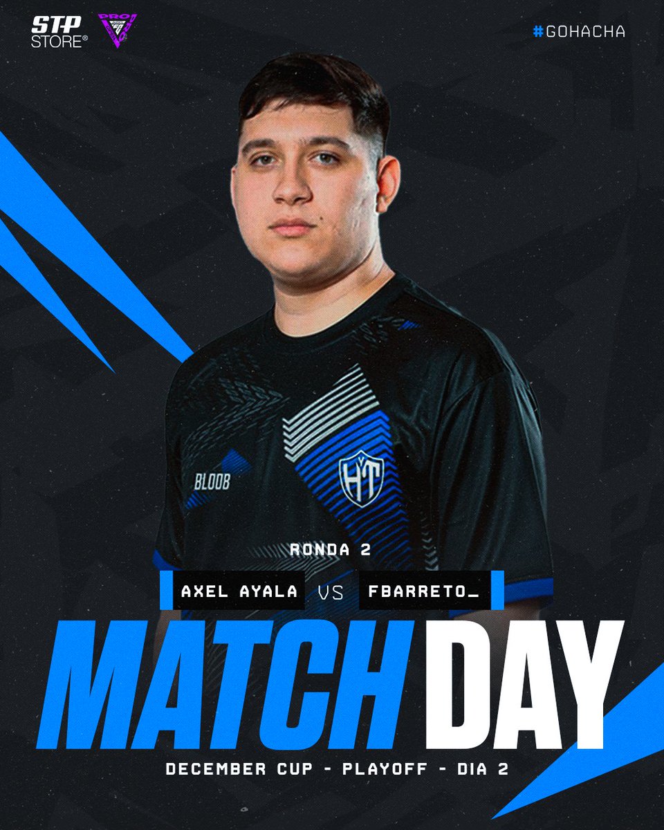 hachaesports's tweet photo. 🔵 MATCHDAY || #FC26 ⚪️
Arrancan los playoff Dia 2 de la december cup fase eliminatoria
🏆 @EASPORTSFCPro | #DecemberCup
📅| Ronda 2
🎮| @AxelAyala_21
🆚| #FBarreto
🕚| 13:10hs 🇦🇷
Acompaña a Axel por la transmision de Hacha 🔥
https://t.co/J5ZOuIGSaY
#GoHacha | #EAFC26 https://t.co/JHS3McCdom