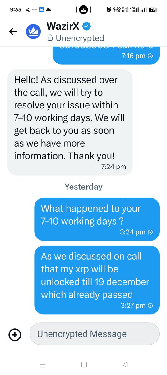 TheIndianCC's tweet photo. @NischalShetty Years passed but doing fake promises are still wazirx's favourite @NischalShetty 
@WazirXIndia @WazirXCares 

They called me and promised to release my funds till 19 dec and yet I am unable to sell my assets 

#wazirx https://t.co/R9eYuTrwCa