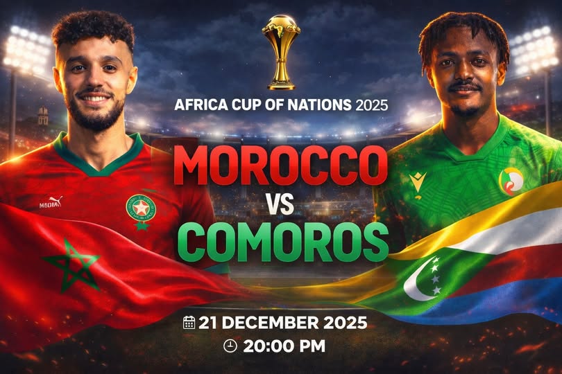 2019afcon's tweet photo. Morocco vs Comoros will be the opening game of 2015 AFCON. The game will be played at Prince Moulay Abdellah Stadium, Rabat, Morocco starting 8:00 PM local time i.e. 7:00 PM GMT.

👉 Watch ::: https://t.co/LZtBHTcyMq

#AFCON2025 
#AfricaCupOfNations 
#Morocco 
#Comoros https://t.co/P9vYvBhpQo