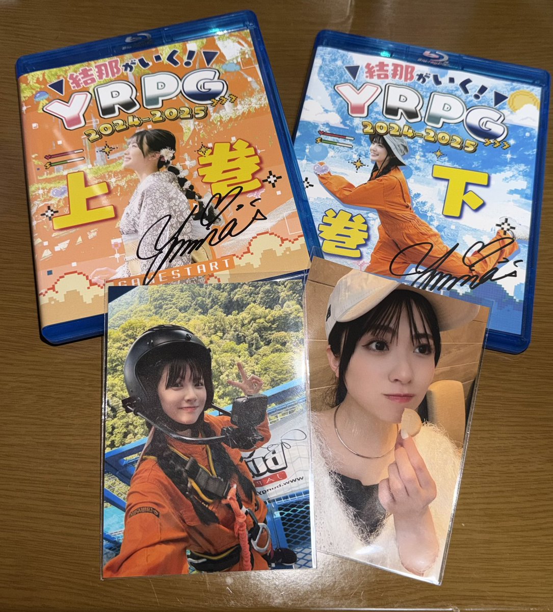 結那 サイン トークショー前に無事サイン入りBlu-ray買えました！ 結那ちゃん