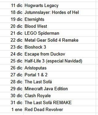 avilio_lagusa's tweet image. Lista de Epic games filtrada