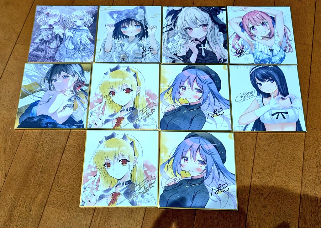 夜画帳 色紙 5枚セット 再発売）台湾版 まんが『夜画帳 第五卷 限定版』著：ピョンドク