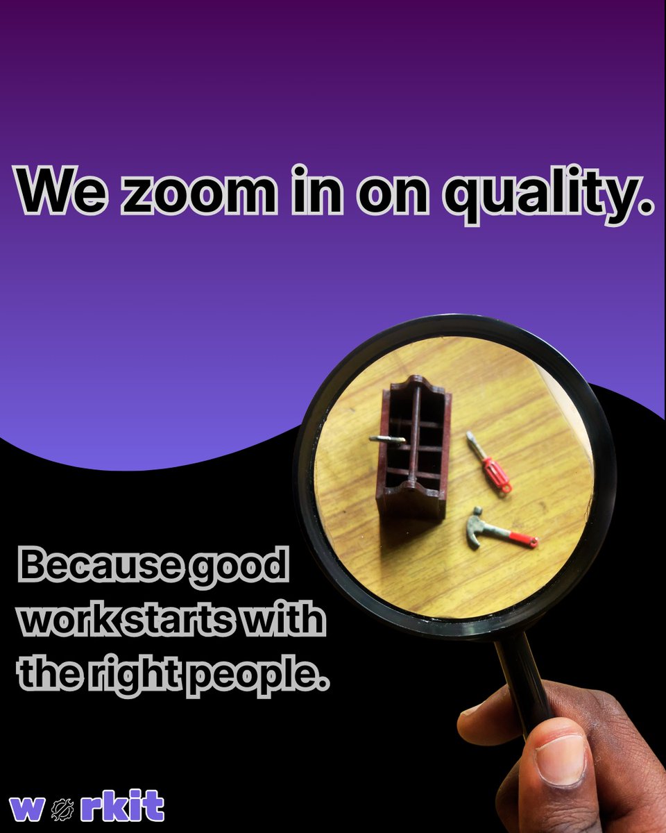 Saw my magnifying glass and miniatures on the shelf today decided to cook an ad card for <a href="/Workitworld/">Workit</a>