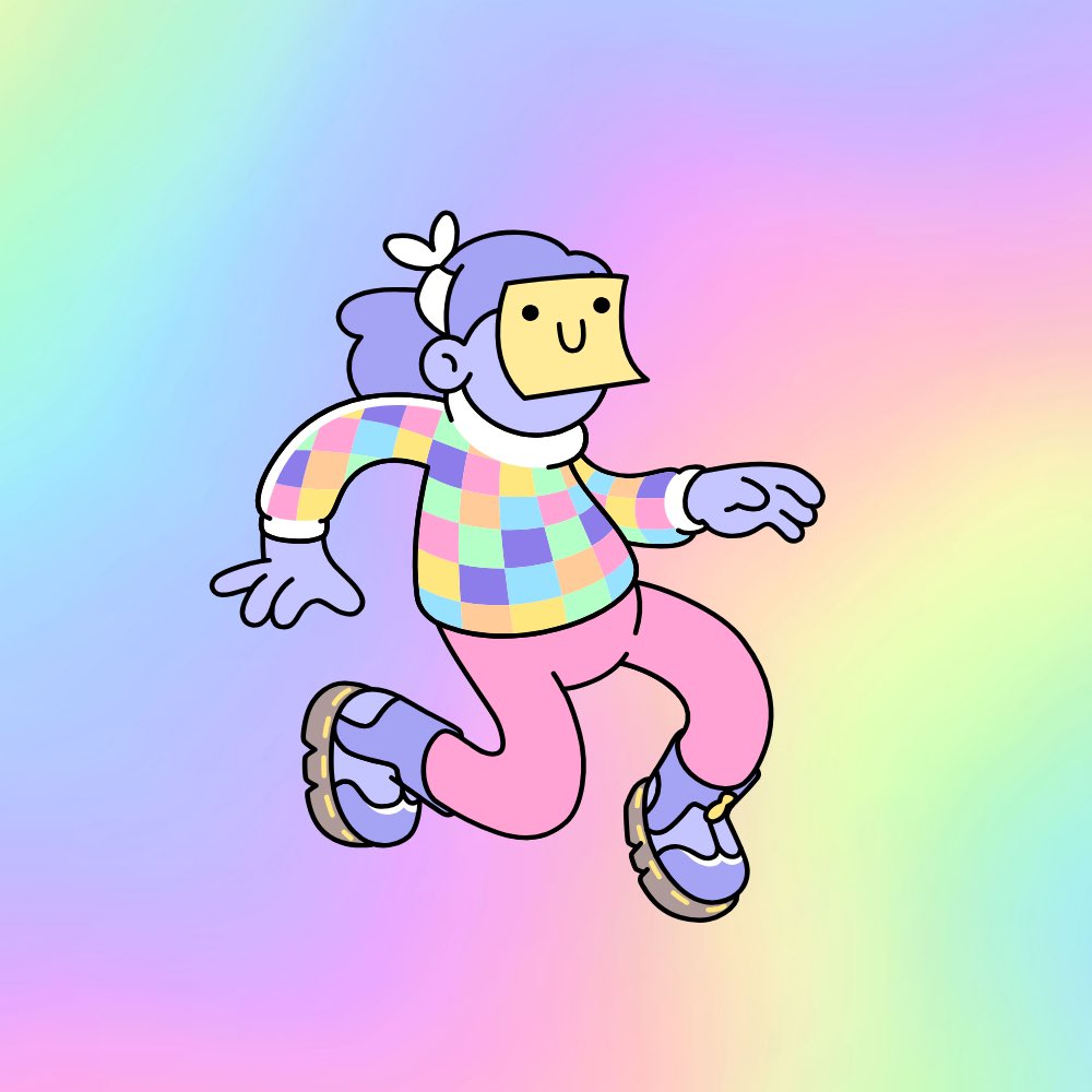 passwordistac0's tweet photo. I was today years old (well technically yesterday years old lol) when I discovered you could buy post it wearables for your dood! 

Having entirely too much fun in the @doodles #stoodio @burnttoast @zkpawky https://t.co/a1UyX2MB1t