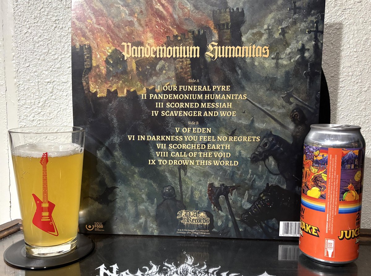 #Keitzer "Pandemonium Humanitas" &amp; <a href="/2RowBrewing/">2 Row Brewing</a> Juicequake Juicy IPA  brewsandtunes.blogspot.com/2025/12/decemb…