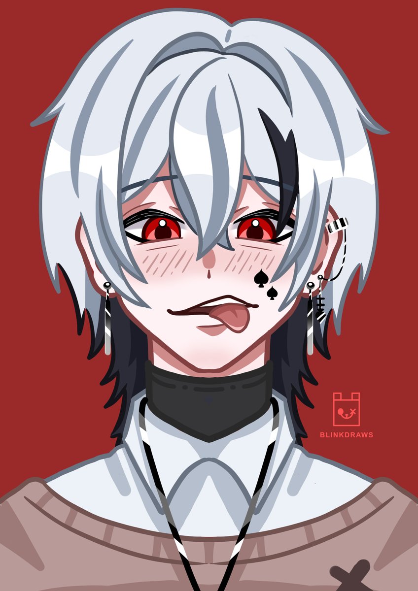 blinkdraws's tweet image. fanart for @Art_OreoSk  🍪♠️
#ArtForIOreo