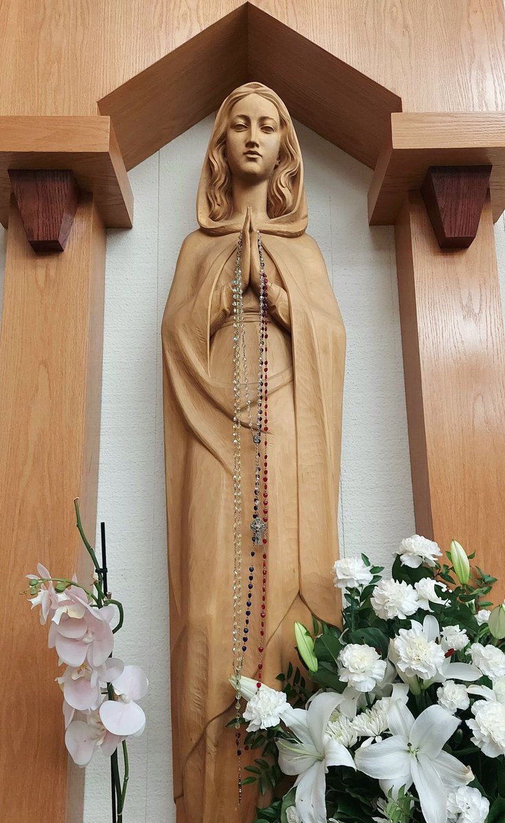 PrayTheRosary's tweet photo. Hail Mary, full of grace, 
the Lord is with Thee.
Blessed art Thou amongst women
And Blessed is the fruit of Thy womb, Jesus.
Holy Mary, Mother of God
Pray for us sinners now
and at the hour of our death.
Amen. https://t.co/HzWy2NKC8s