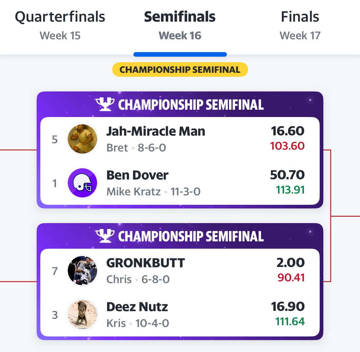 The MillerTime League tweet media