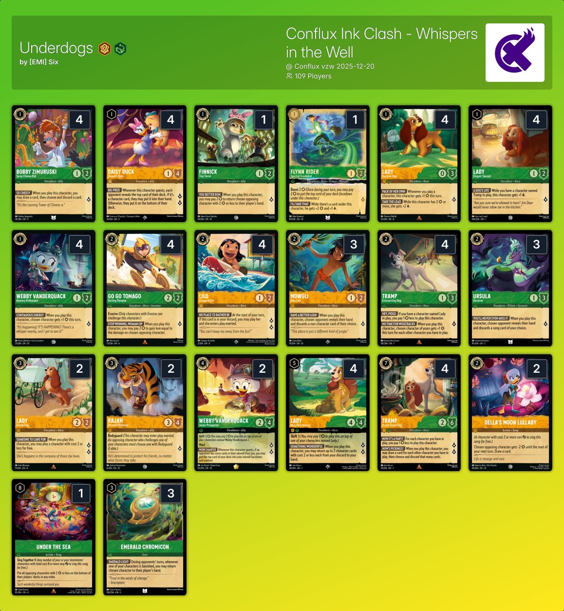 inkDecks: Lorcana Decks tweet media