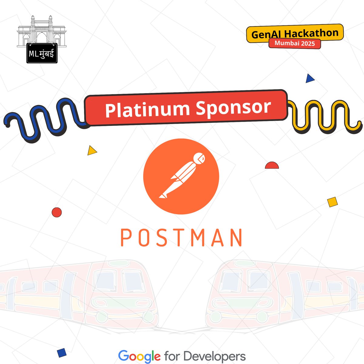 ai_mumbai_'s tweet image. We are thrilled to announce @getpostman  as the Platinum Sponsor for GenAI Hackathon! 🏆

Exclusive Swag Kits for winners and Stickers for all participants at finale

Big thanks to the Postman team for empowering the community. Let’s build!🧡

#Postman #API #Hackathon #GenAI