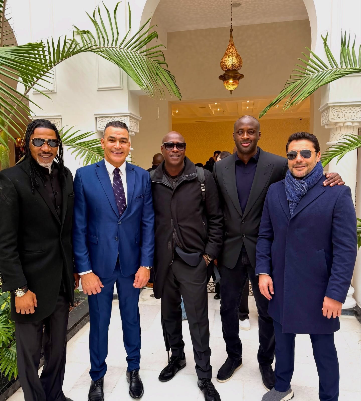 بوابة الوفد|عصام الحضري وأحمد حسن ضمن أساطير الكرة الأفريقية في افتتاح كأس الأمم 2025 