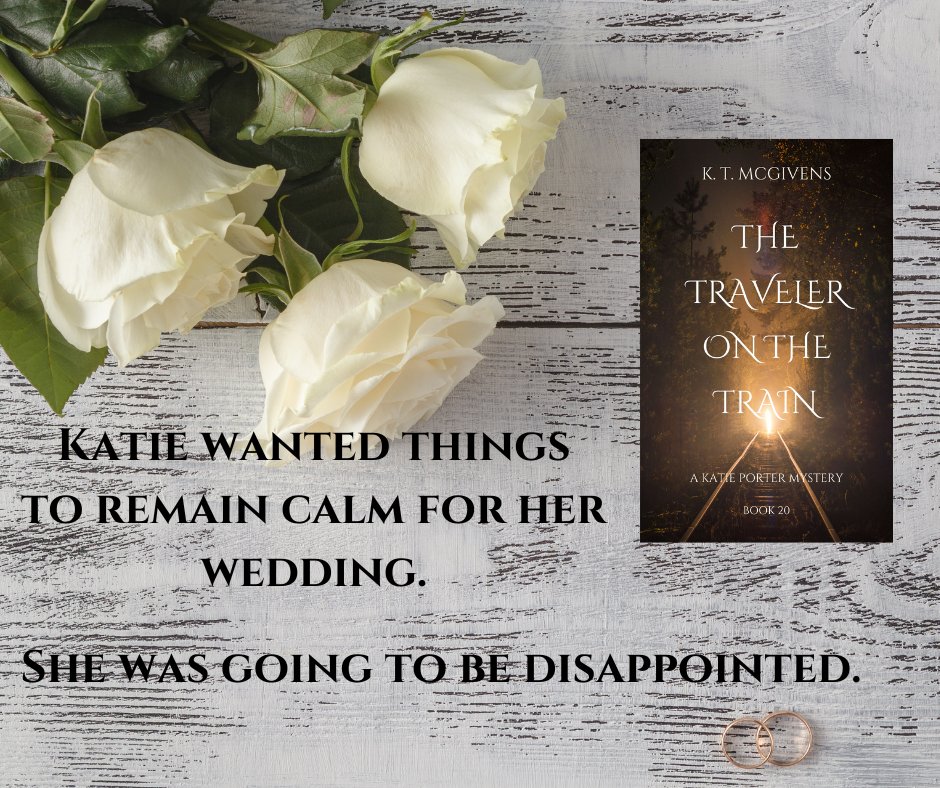 "The Traveler on the Train"

a Katie Porter Mystery

K.T. McGivens is a master at creating tension and mystery with a twist, and this one will have you twisting and turning to guess what is going on. I highly recommend this 20th offering of K.T. McGivens' entertaining Katie