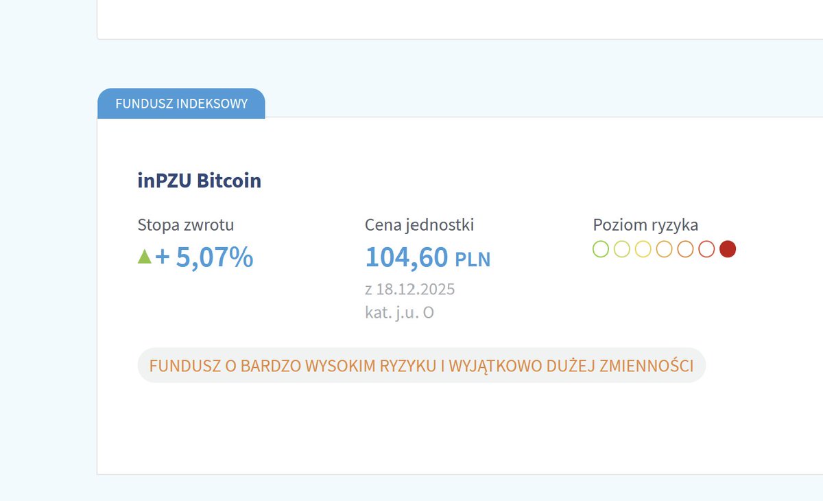 piotrmiecz's tweet image. Widzę, że w PZU też już można zostać ruskim agentem inwestującym w #Bitcoin 

#MiCA