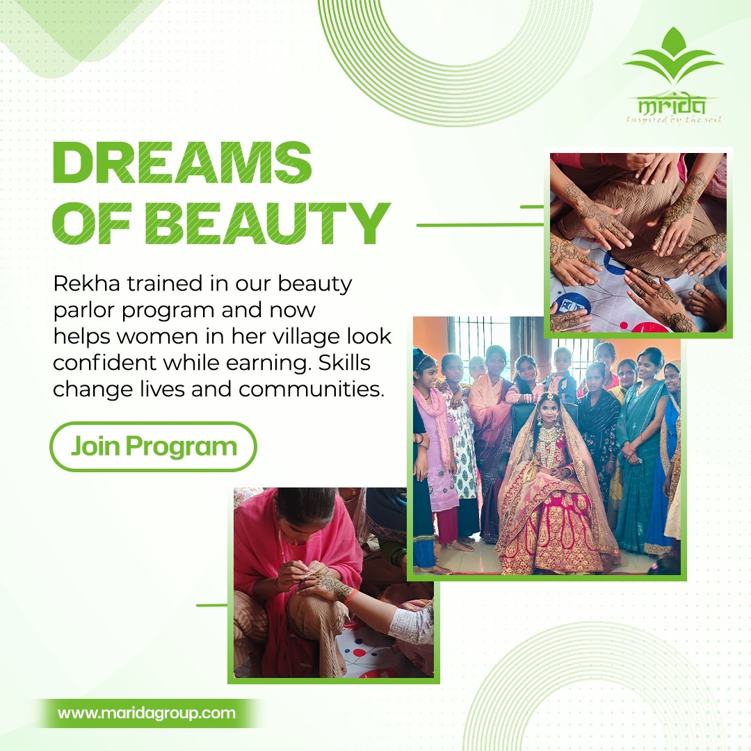MridaGroup's tweet photo. Dreams of Beauty, Built with Skills
Rekha’s journey shows how beauty skills can empower women with confidence, independence, and sustainable livelihoods, uplifting entire communities through Mrida Group’s training program.
Skills don’t just create careers, they uplift communities https://t.co/aItsLJn2OM