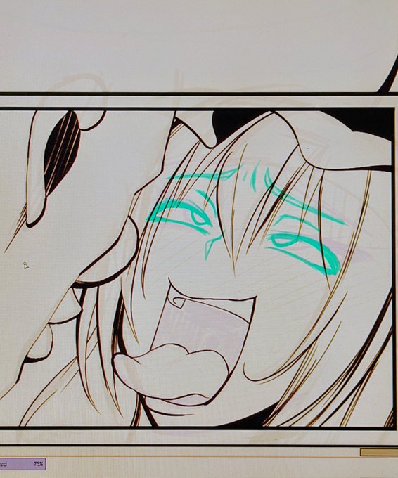 この土壇場でまだ顔の修正を行ってます。゜(゜^ω^゜)゜。 