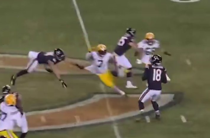 Quay Walker being held on the game winning play last night. Its every single week and you see it in almost every NFL game. The league has to want this blurred area right?