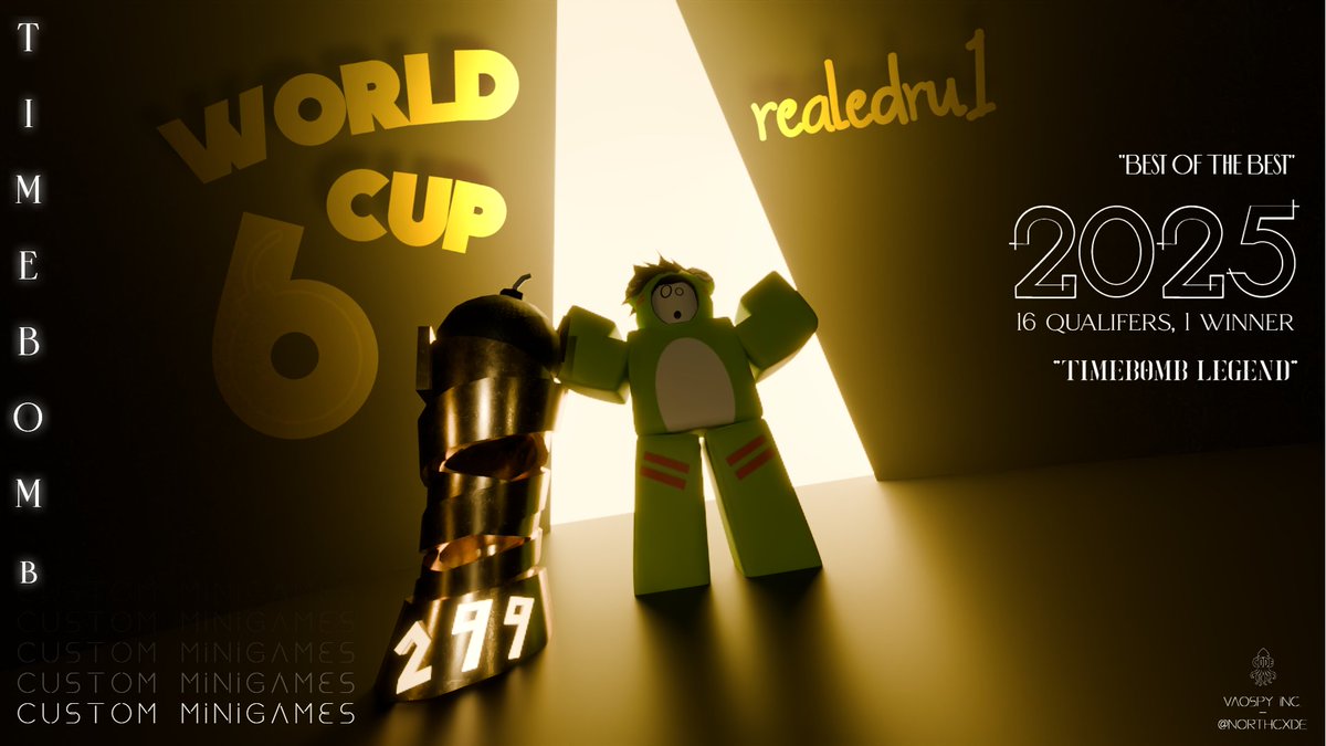 GFX for the World Cup (Custom Minigames)

Congrats to the World Cup 6 winner realedru1!

You can watch the full event here: youtube.com/watch?v=O6nsWx…