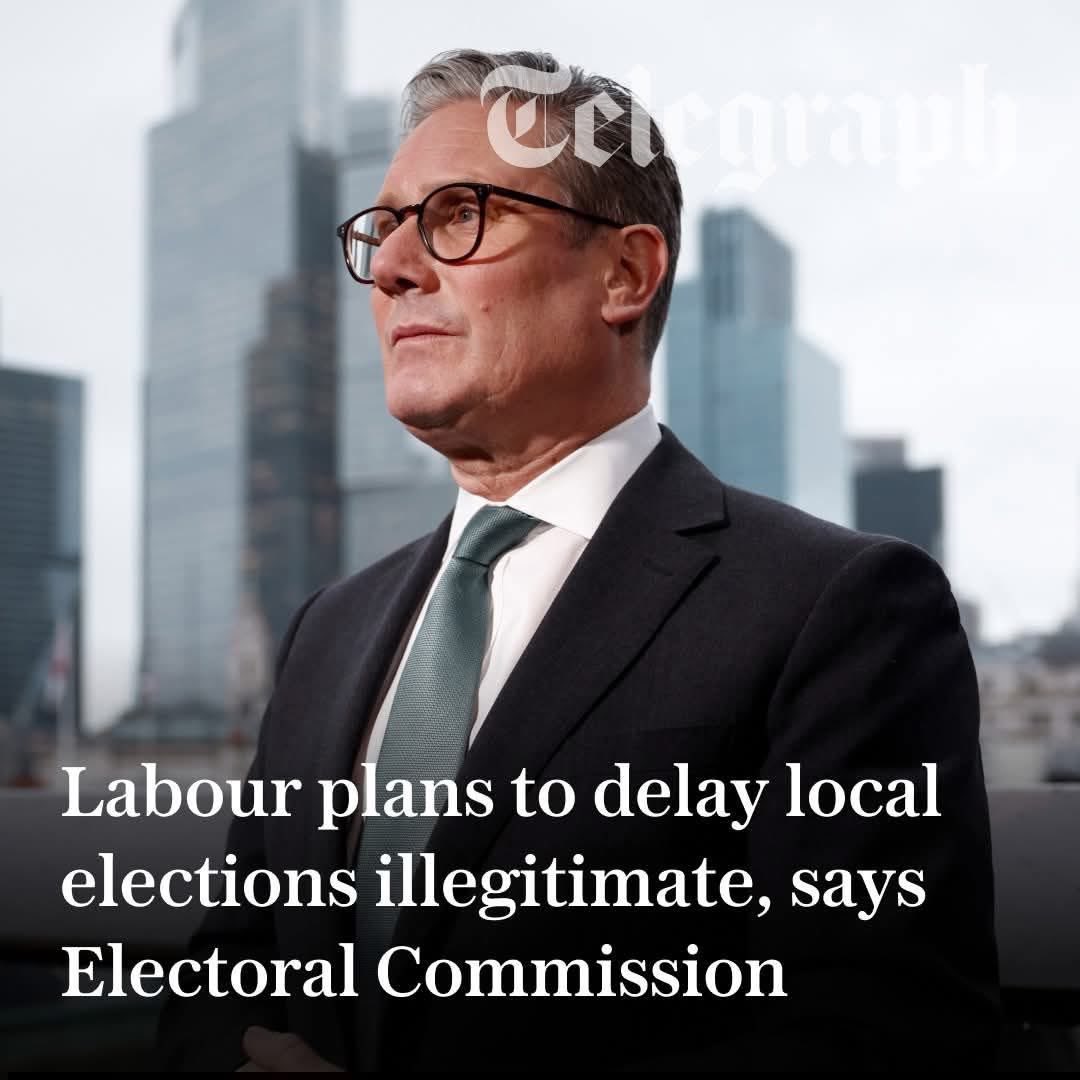 Exactly. Elections can only be cancelled in a national emergency and the real emergency is this Labour government clinging on because they know the public has had enough.

Cancelling elections out of fear of the voters is not leadership. It is cowardice. It is shameful.