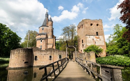 Duurstede Castle in Wijk bij Duurstede in The Netherlands