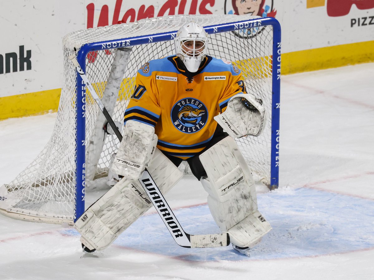 ToledoWalleye's tweet photo. .944 SV% - a strong start in the Pond from Matt Jurusik last night! https://t.co/0180I5cWH5