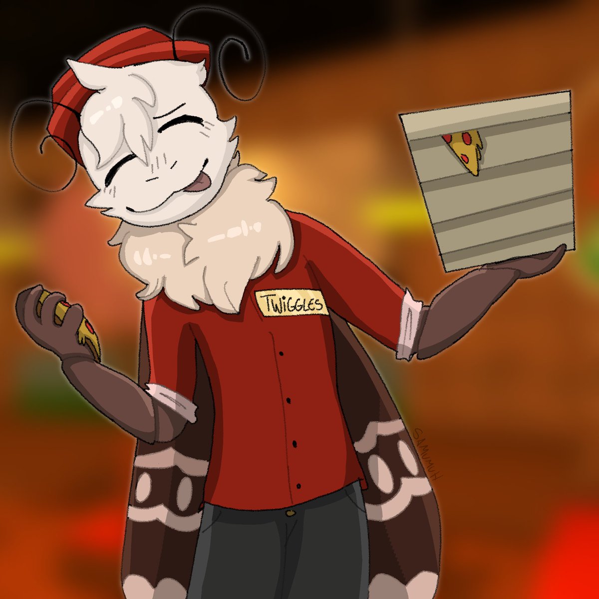 Samumuh_'s tweet image. 🍕🍕🍕
Comission! #furryart #furry