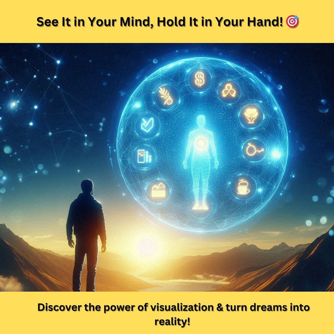 10XWC's tweet image. What you can clearly see in your mind,
you can eventually hold in your hands.
Clarity creates reality.

#Visualization #MindsetPower #InnerVision #GoalSetting #SuccessMindset #10XWealthCreators