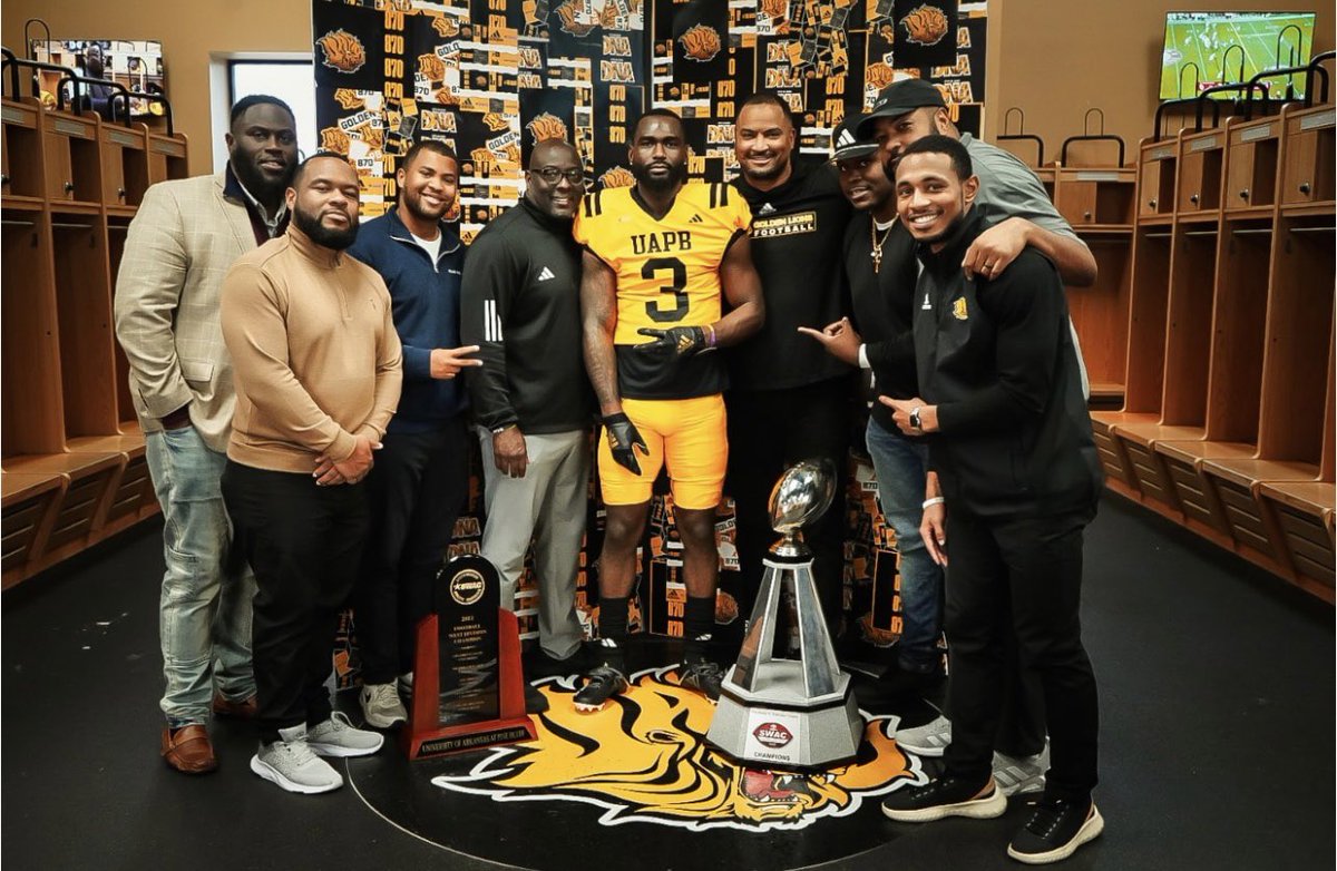 OfficialKalebW1's tweet image. Had a great visit at University of Arkansas Pine Bluff !! @PIngram1 @CoachBlack22 @coachtonyhull @UAPBLionsFB