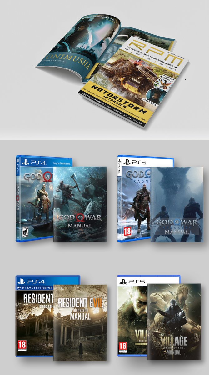 2_Old_4_Gaming's tweet image. January, I'll be releasing issue 8 of RPM and four new PS4/PS5 game manuals! 

(Maybe 5 manuals, if I can get the Gravity Rush 2 manual done by then!)