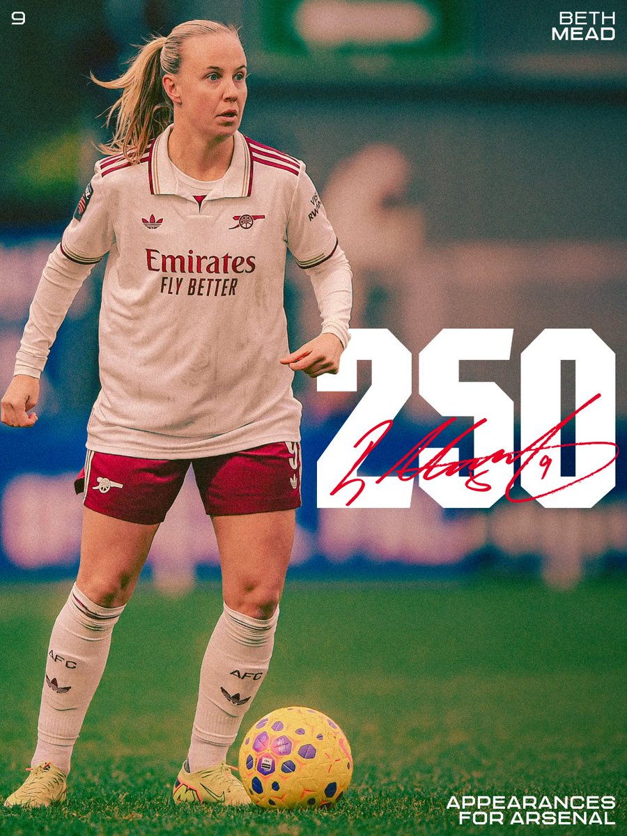 ArsenalWFC's tweet image. Capping off 250 Arsenal appearances with another brilliant assist ❤️

Congratulations, Meado 👏