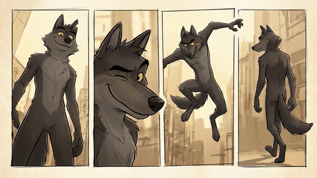 Gerplexan's tweet image. For those who wanted to get a general idea of how Mr. Wolf would look nude...