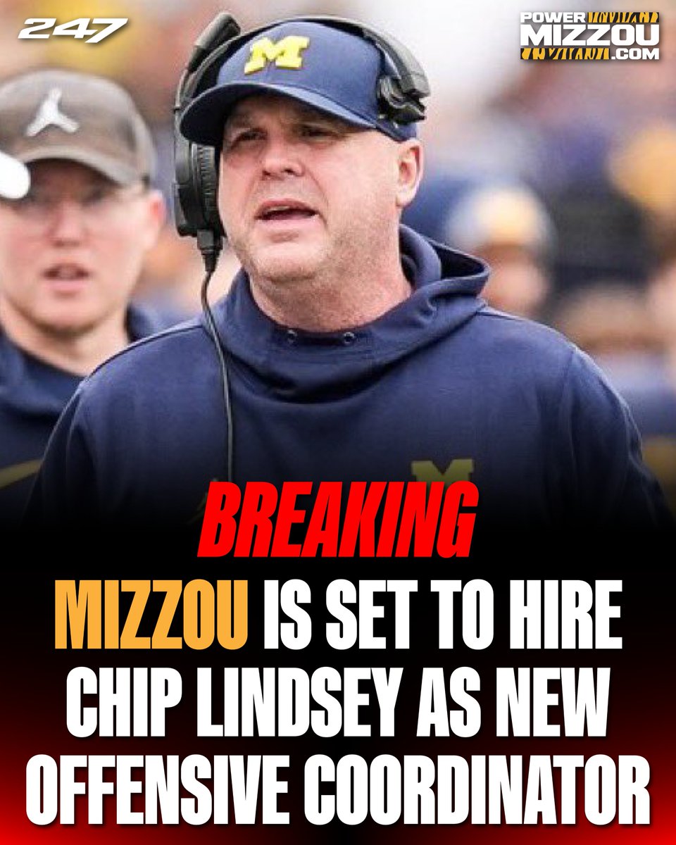 PowerMizzoucom's tweet image. We can confirm #Mizzou is set to hire Chip Lindsey as its offensive coordinator. Deal is likely to be finalized by the end of the day

247sports.com/college/missou…
