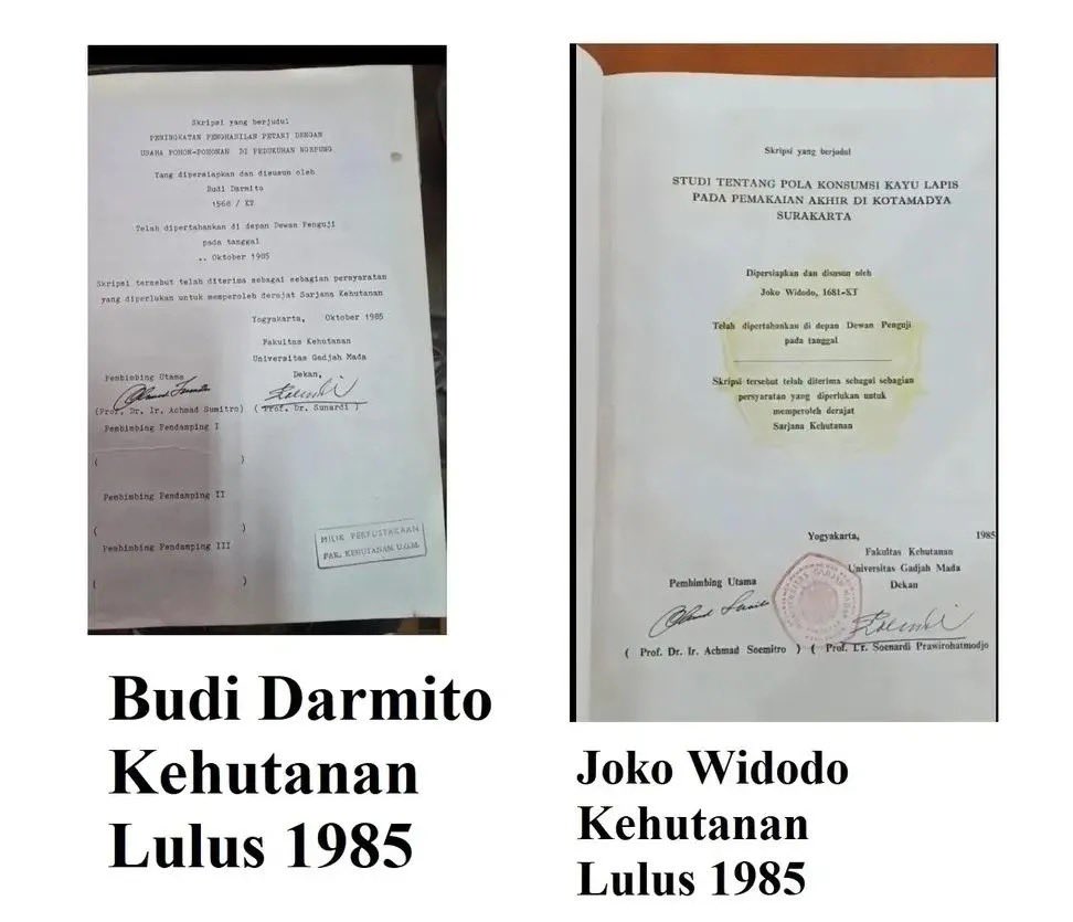 universitas,tahun nya sama. apple to apple ini perbandingan nya.konyol nya ternak2 gak satu pun bisa nunjukin foto skripsi th 85 yg pake komputer.silahkan di bantah foto ini dg foto skripsi yg pake print jg.silahkan di repost dan like yg bnyk, biar viral ke <a href="/UGMYogyakarta/">UGM</a>