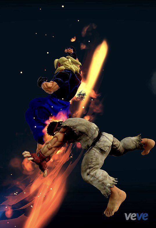 ChomboFett's tweet image. Ken VS Ryu on Veve Digital Collectibles’ app! 

Shoryuken!
