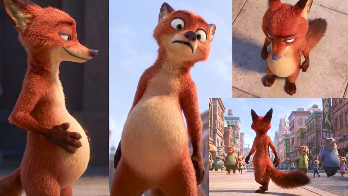 Gerplexan's tweet image. Of course I had to give Nick the same treatment, both naked and pregnant