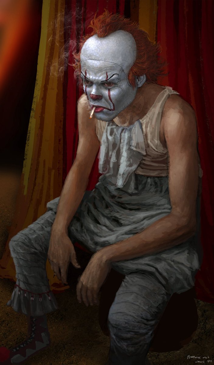 Bob. Aka Pennywise the Dancing Clown. R.I.P. Concept Art for  𝑰𝑻 𝑾𝑬𝑳𝑪𝑶𝑴𝑬 𝑻𝑶 𝑫𝑬𝑹𝑹𝒀 🎈.