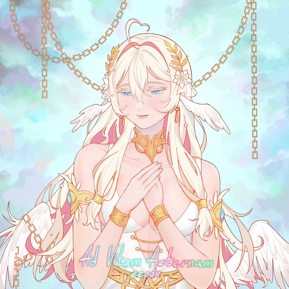 “Ad Vitam Aeternam”

music: me (@eepydreamysawa)
art: ipomeya (<a href="/dommmist/">ipomeya ❤️‍🩹</a>)

listen: youtube.com/playlist?list=…

with love, to <a href="/MariieFD/">Marie☆FD 🌟🪽</a> 
#MarieFD #Chromarie