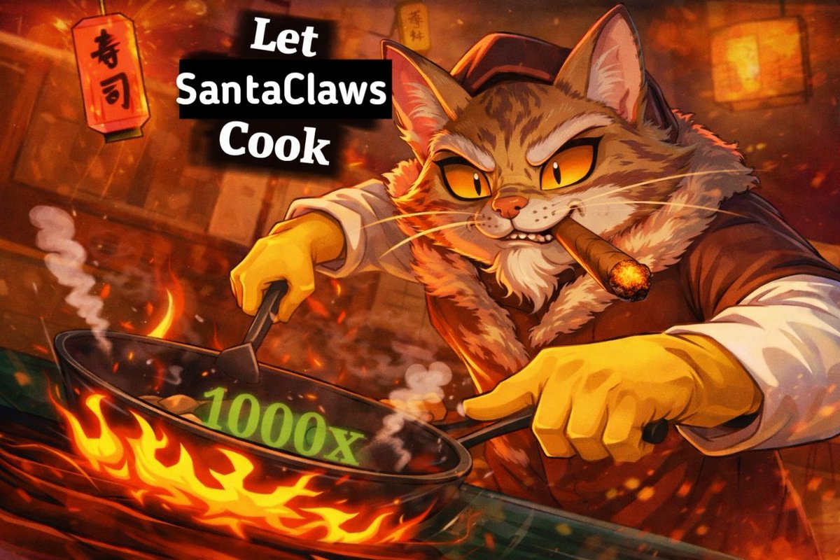 The community awaits the big day 
Tick says the clock Santa is coming home 😧 Gather round my Grandma shout at the top of her voice 
<a href="/SantaClawscoin/">Santa Claws</a> is launching soon,   Get ready CT 
The ticker is $Claws 
Let Santaclaws cook 
Let's get the buy started 😉