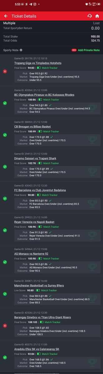 veefluencer's tweet image. Main ticket had 2 cuts (500 odds) 
Midlines edit played!!!
🟩🟩🟩🏀🏀💥💥💚💚🏀💥💥💥🎉🎉