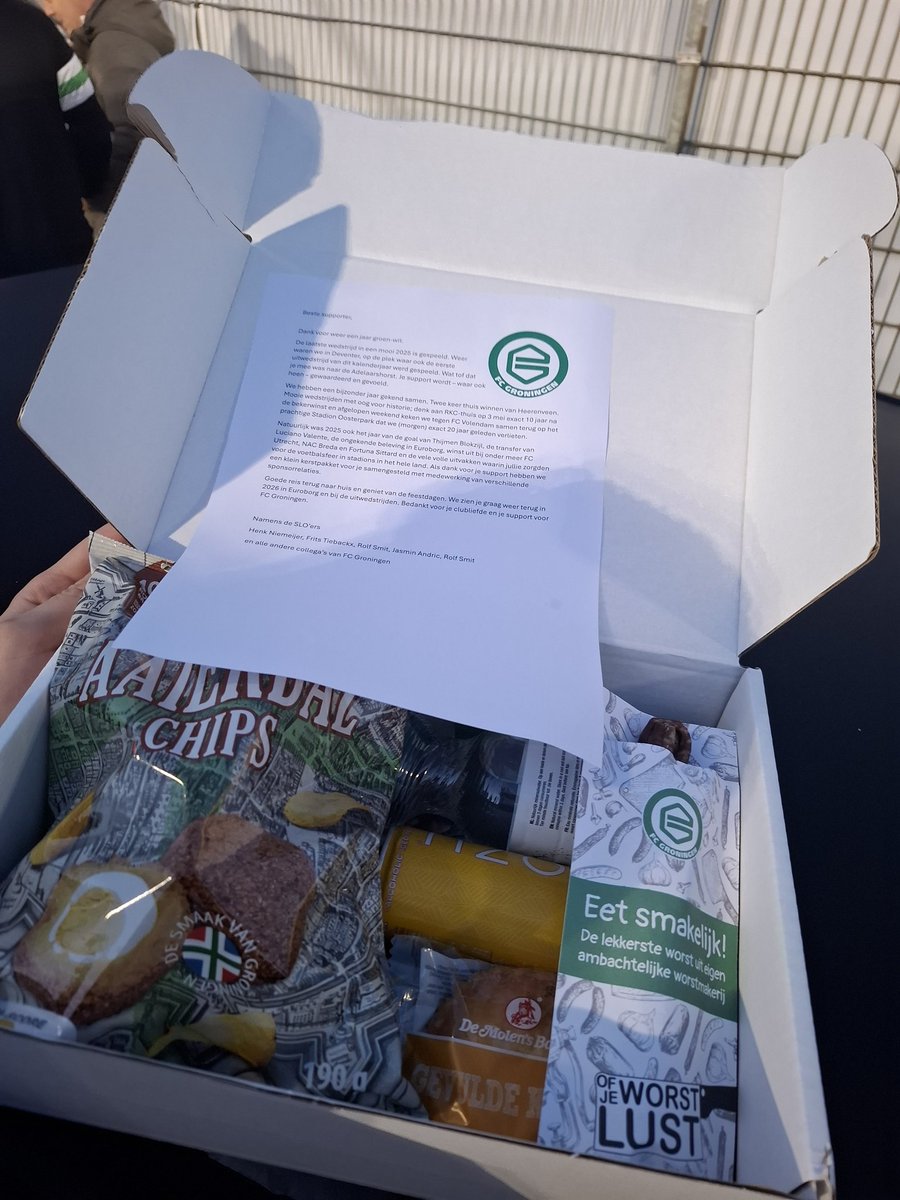 Winterstop. 2025 kon minder 💚

SLO'ers bedankt 👏🏻

#fcgroningen #gaegro