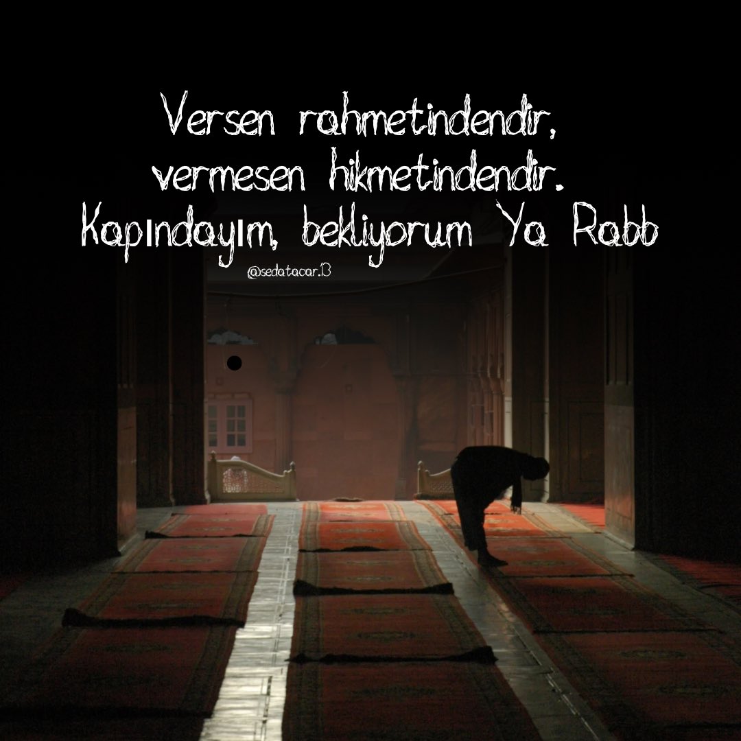 _sedat_acar13's tweet photo. Kapındayım Ya Rabb 🥀 https://t.co/y20xiP4GXY