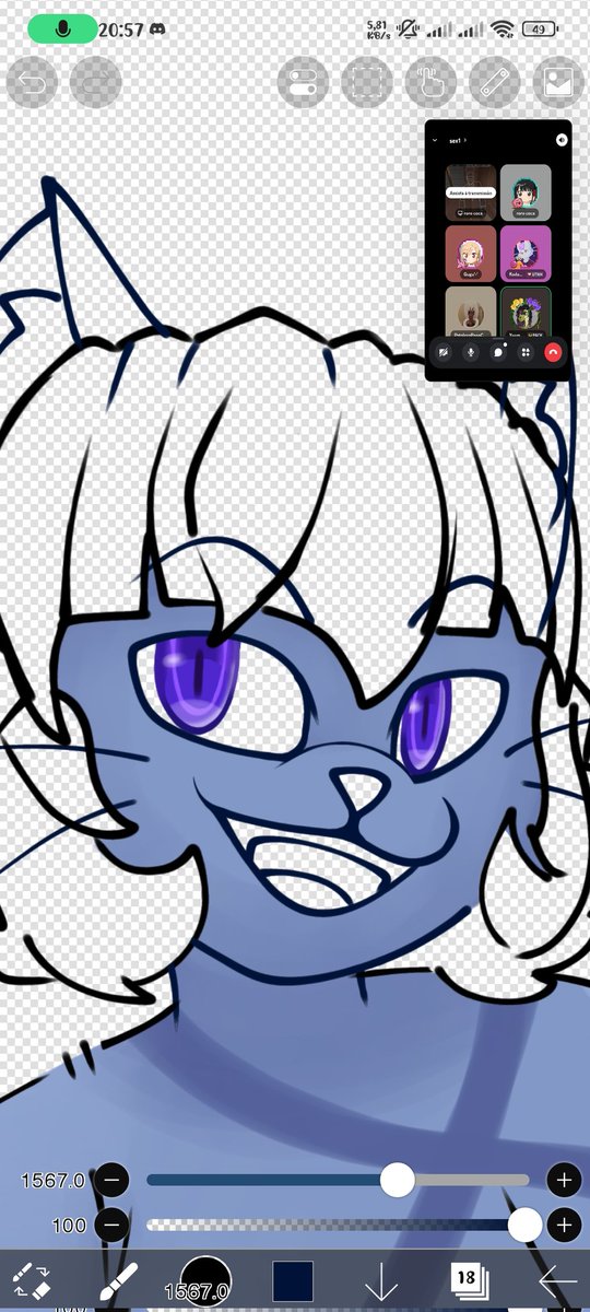 Fazendo uma comissão (⁠◍⁠•⁠ᴗ⁠•⁠◍⁠)⁠❤ #smallartist #comission