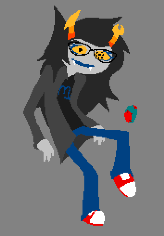 phasimatical's tweet image. vriskaaaaaaaa Featuring Terezi Beanbag.