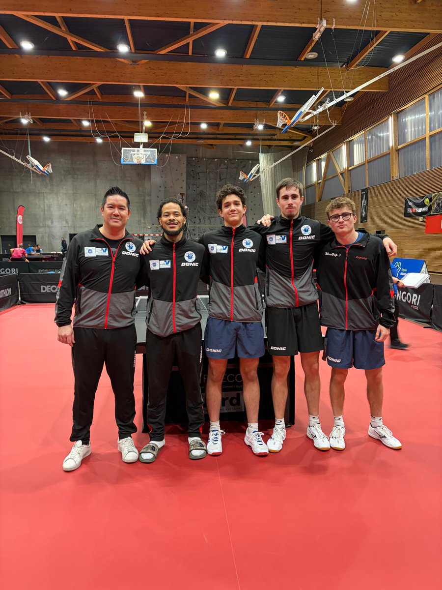 ASPCTT's tweet image. [Coupe d'Europe] Mission accomplie !
Malgré une formation très rajeunie au moment d'aborder la première phase de la Coupe d'Europe ETTU, nous validons brillamment notre ticket pour les huitièmes de finale de l'épreuve.
Lire la suite :
aspctt.com/2025/12/21/mis…