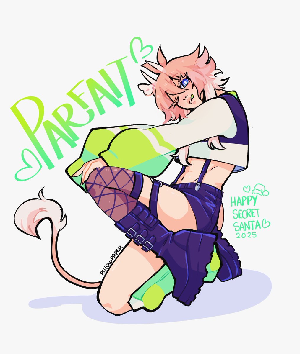 pillow_paper's tweet image. .
.
🎄🎁🎉
𝐌𝐘 𝐒𝐄𝐂𝐑𝐄𝐓 𝐒𝐀𝐍𝐓𝐀 𝐆𝐈𝐅𝐓 ~!
I'm so happy to have participated in this type of activity this year with other artist friends; it's been a long time since I've done it ✨🌻✨
.
#secretsanta #artist #mutuals #ocdraw