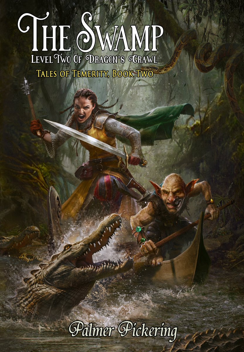 A Seer, a Potion-Master, a Fighter, and a Bard walk into a tavern…

Building your TBR for 2026? ARCs are open for "The Swamp", sequel to Dark Town (which is also available as a review copy for ARC readers). Timing to read it is Feb-March, for an April 1st release. Sign up link