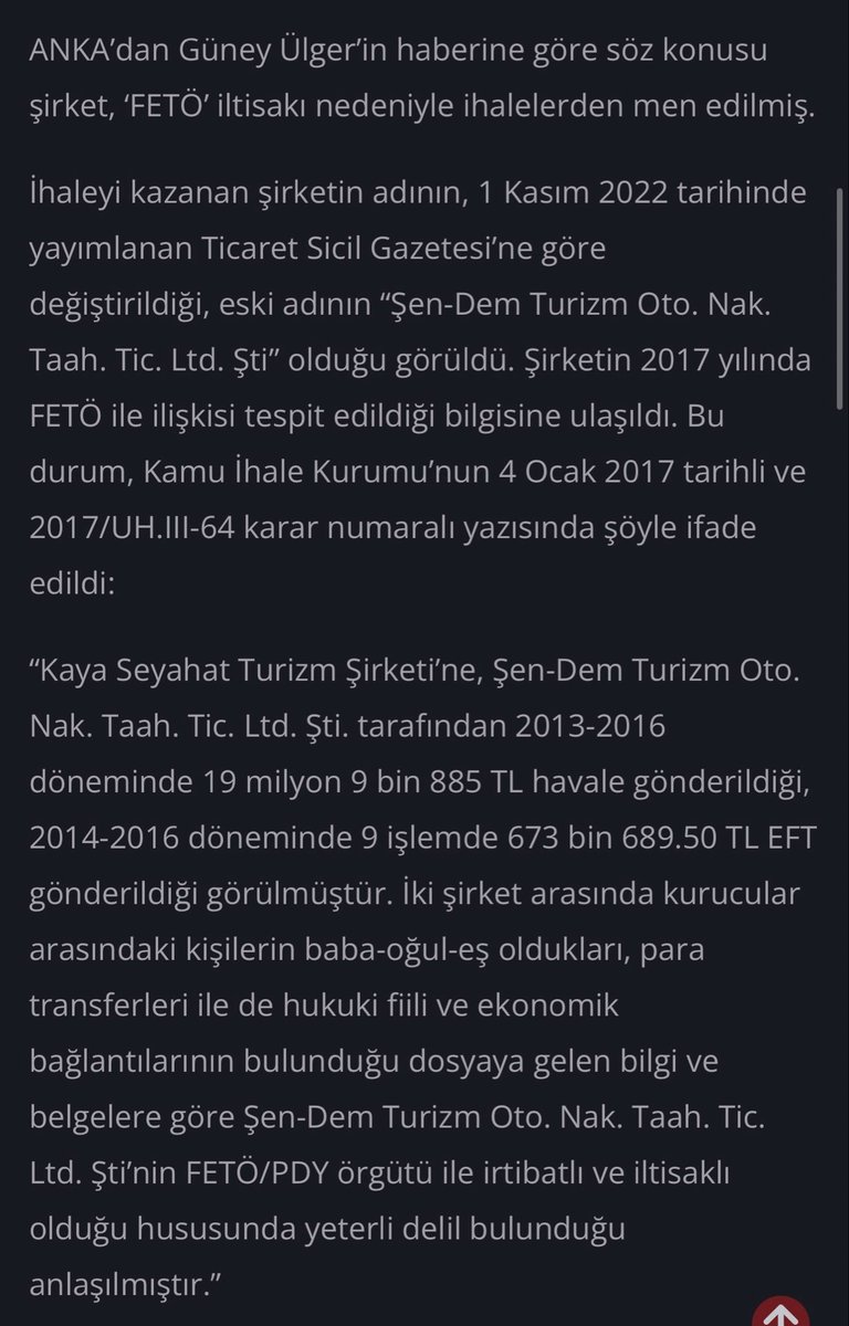 lubeayar's tweet photo. ‘7 MİLYON TL’ MAĞLUBİYET PRİMİ 
DAĞITAN BAŞKANIN ‘FETÖ’ BAĞLANTISI!

Galatasaray’a 3-2 yenilen takımına 7 milyon prim dağıtan eski Gençlerbirliği Başkanı Mehmet Kaya’nın şirketinin FETÖ/PDY bağlantısı iddiaları, MASAK raporları ve savcılık nezdinde yürütülen süreçler nedeniyle kamu ihalelerinden men edildiğini biliyor muydunuz?